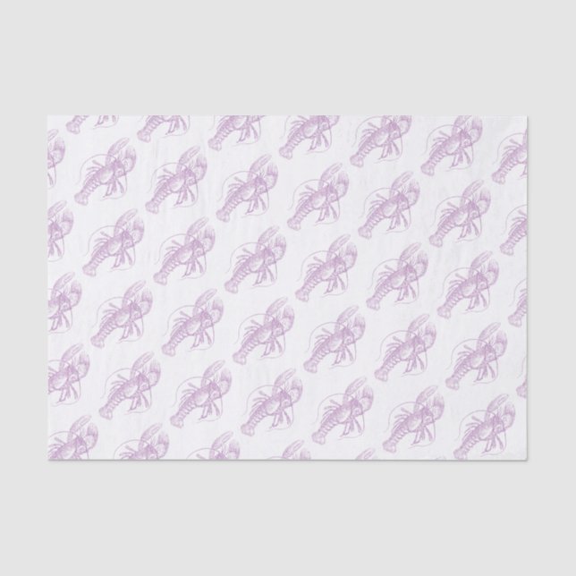 Lila Hummer Seidenpapier (Vorderseite)