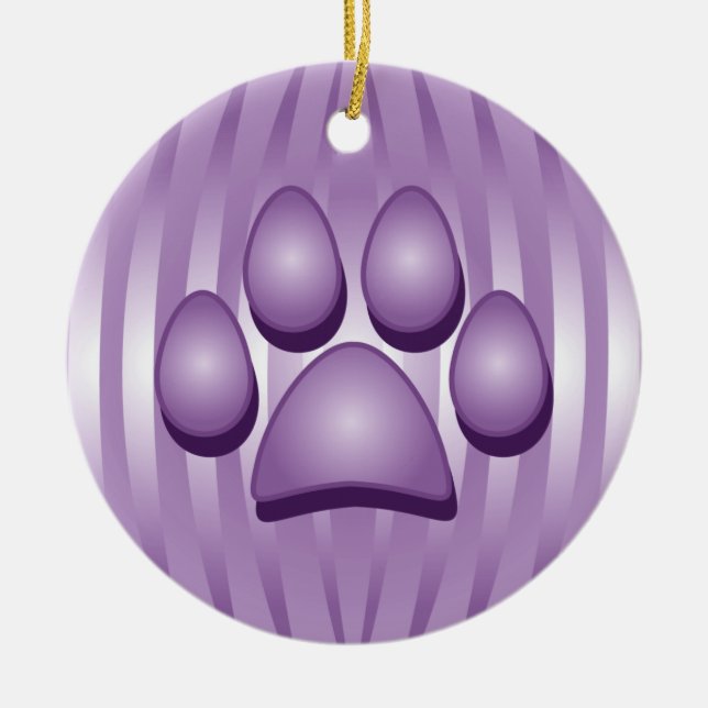 Lila Hundeknochen und Weihnachtsschmuck (Vorne)