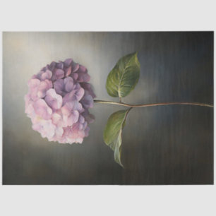 Lila Hydrangea Botanische Malerei Dekoupage Seidenpapier
