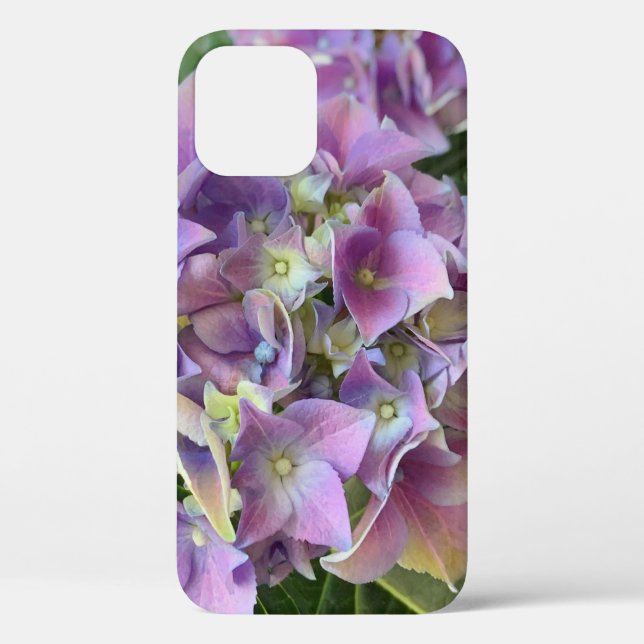 Lila Hydrangea Case-Mate iPhone Hülle (Rückseite)