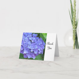 Lila Hydrangea danken Ihnen Dankeskarte