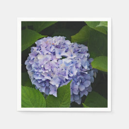 Lila Hydrangea-Foto Serviette