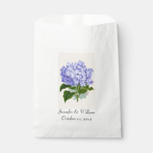 Lila Hydrangea-Gastgeschenk Hochzeit Geschenktütchen