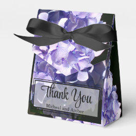 Lila Hydrangea lila Blume lila Geschenkschachtel