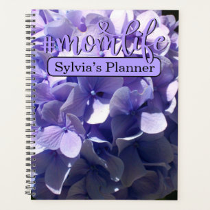 Lila Hydrangea #momlife Planer
