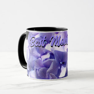 Lila Hydrangea-Mutter aller Zeiten Tasse