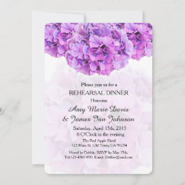 Lila Hydrangea Probe Dinner Hydrangea4 Einladung