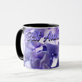 Lila Hydrangea violette Blumen Beste Tante je Tasse