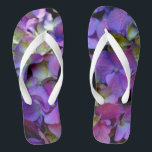 Lila Hydrangeas Flip Flops<br><div class="desc">lila Hydrangeas - Foto aus meinem Garten</div>