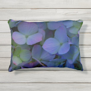 Lila Hydrangeas Kissen Für Draußen