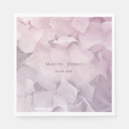 Lila Hydrangegarten Rosa Party Serviette