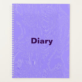 Lila Ice Diary Spiral Notebook Planer