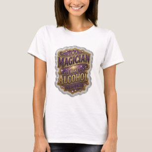 Lila ICH BIN EIN ZAUBERER ICH LASS ALKOHOL VERSCHW T-Shirt