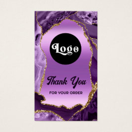 Lila Imitat Folienverpackung