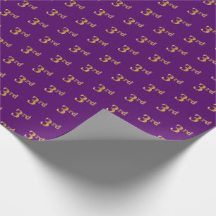 Lila, Imitat-Gold3. (drittes) Geschenkpapier