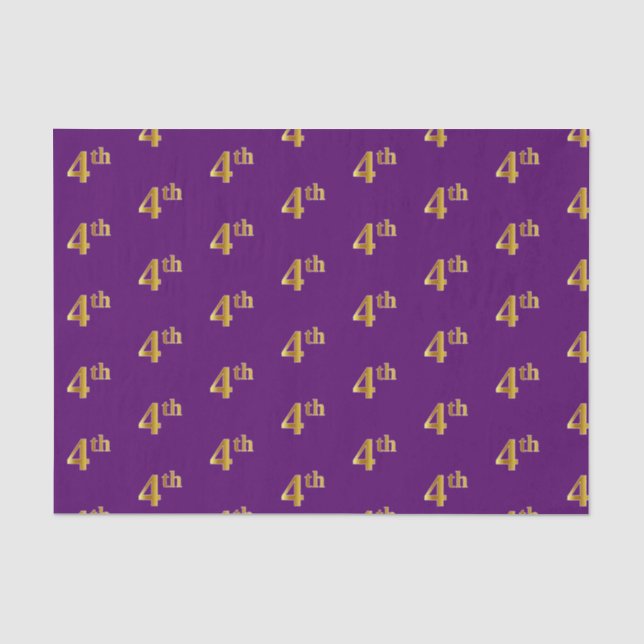 Lila, Imitate Gold 4. (4.) Event Tissue Paper Seidenpapier (Vorderseite)