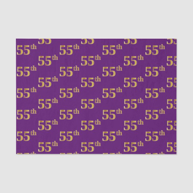 Lila, Imitate Gold 55. (55. Seidenpapier (Vorderseite)