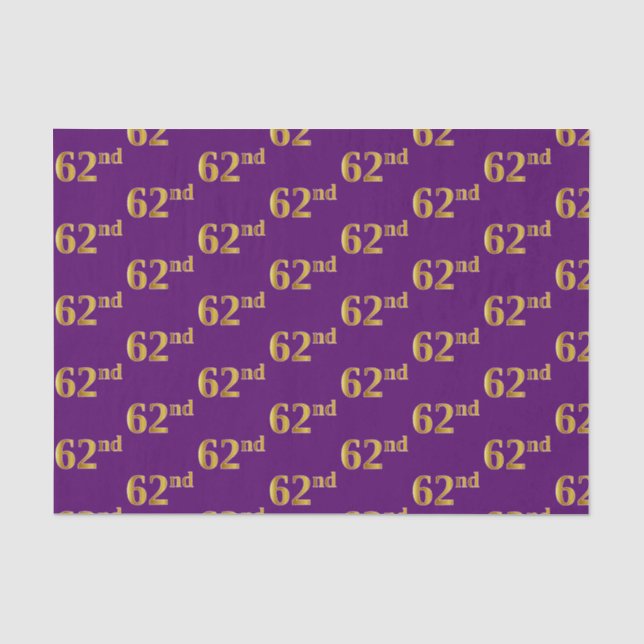 Lila, Imitate Gold 62. (62. Seidenpapier (Vorderseite)