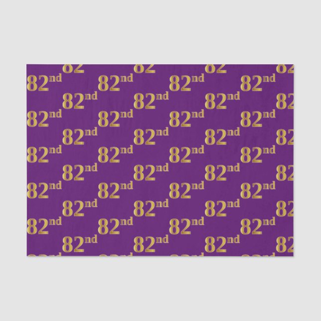 Lila, Imitate Gold 82. (82. Seidenpapier (Vorderseite)