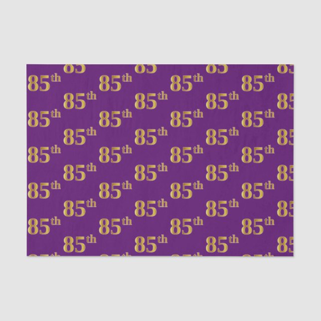Lila, Imitate Gold 85. (85. Seidenpapier (Vorderseite)