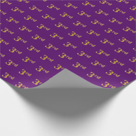 Lila, Imitats Gold 3. (Dritter) Event Geschenkpapier