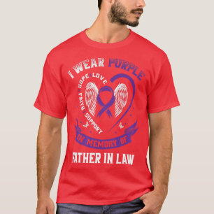 Lila in Erinnerung an meinen Vater im Jura Epileps T-Shirt