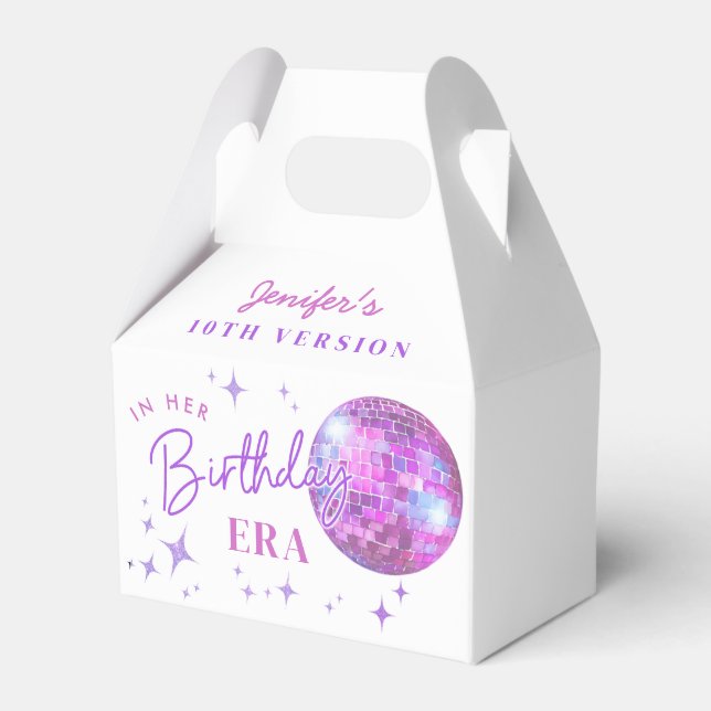 Lila in meiner Geburtsstunde Geschenkschachtel (Vorderseite)