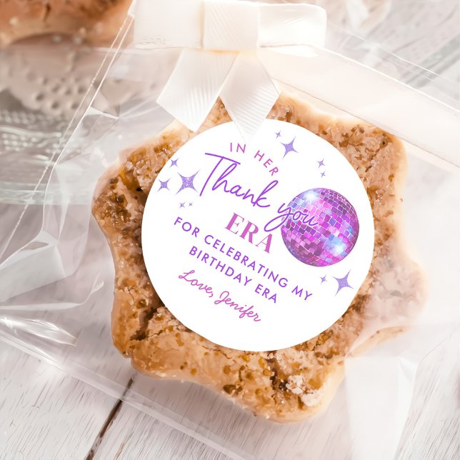 Lila in meiner Geburtsstunde Runder Aufkleber (Von Creator hochgeladen)