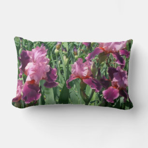 Lila Ire Spring Floral Lendenkissen
