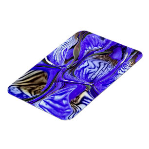 Lila Iris-Blume flexibel Magnet