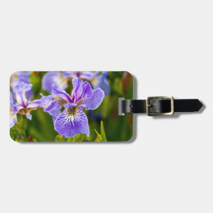 Lila Iris Blume Gepäckanhänger