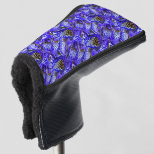 Lila Iris-Blume / geslandet / gekocht / Golf Headcover