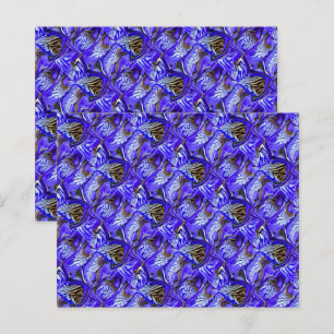 Lila Iris-Blume / Geslandet / gekocht / Scrapbook