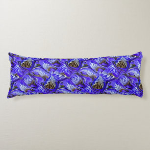 Lila Iris-Blume / geslandet / gekocht / Seitenschläferkissen