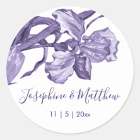 Lila Iris-Blume Hochzeit