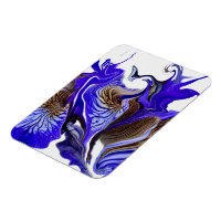 Lila Iris Blume Wirbel flexibel