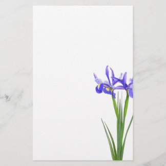 Lila Iris Briefpapier