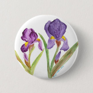 Lila Iris Button