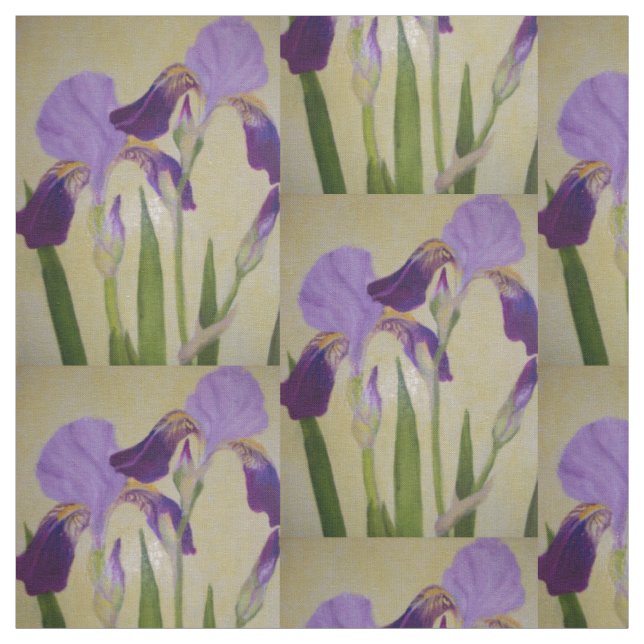 Lila Iris durch bbillips Stoff (Muster)