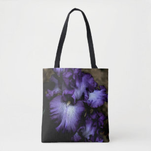 Lila Iris-Kreuz-Körper Tasche