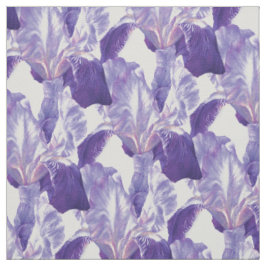 Lila Iris-Malmuster Stoff