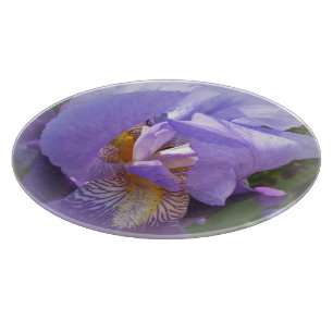 lila Iris Schneidebrett
