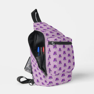 Lila Iris Sling Backpack Crossbody Bag