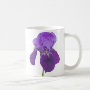 Lila Iris-Tasse Kaffeetasse
