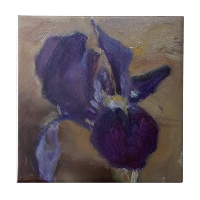 Lila Iris Tile Fliese (Vorderseite)