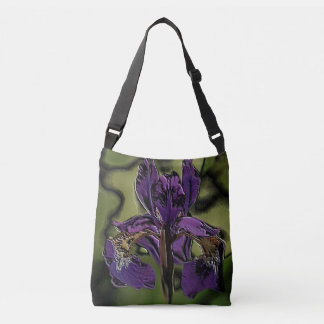 Lila Iris Tragetaschen Mit Langen Trägern