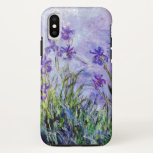 Lila Iris-Vintages Blumenblau Claudes Monet Case-Mate iPhone Hülle