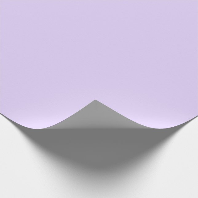Lila Irische Blumenkunst Personalisiert Geschenkpapier (Ecke)