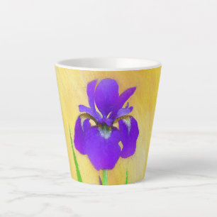 Lila Irislackierung - Niedlicher Originalhund A Milchtasse