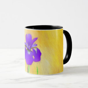 Lila Irislackierung - Niedlicher Originalhund A Tasse